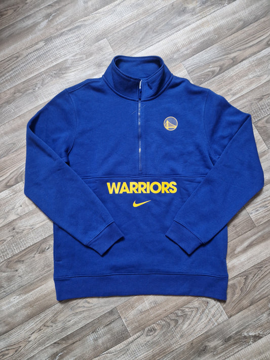 Golden State Warriors Quarter Zip Size Large