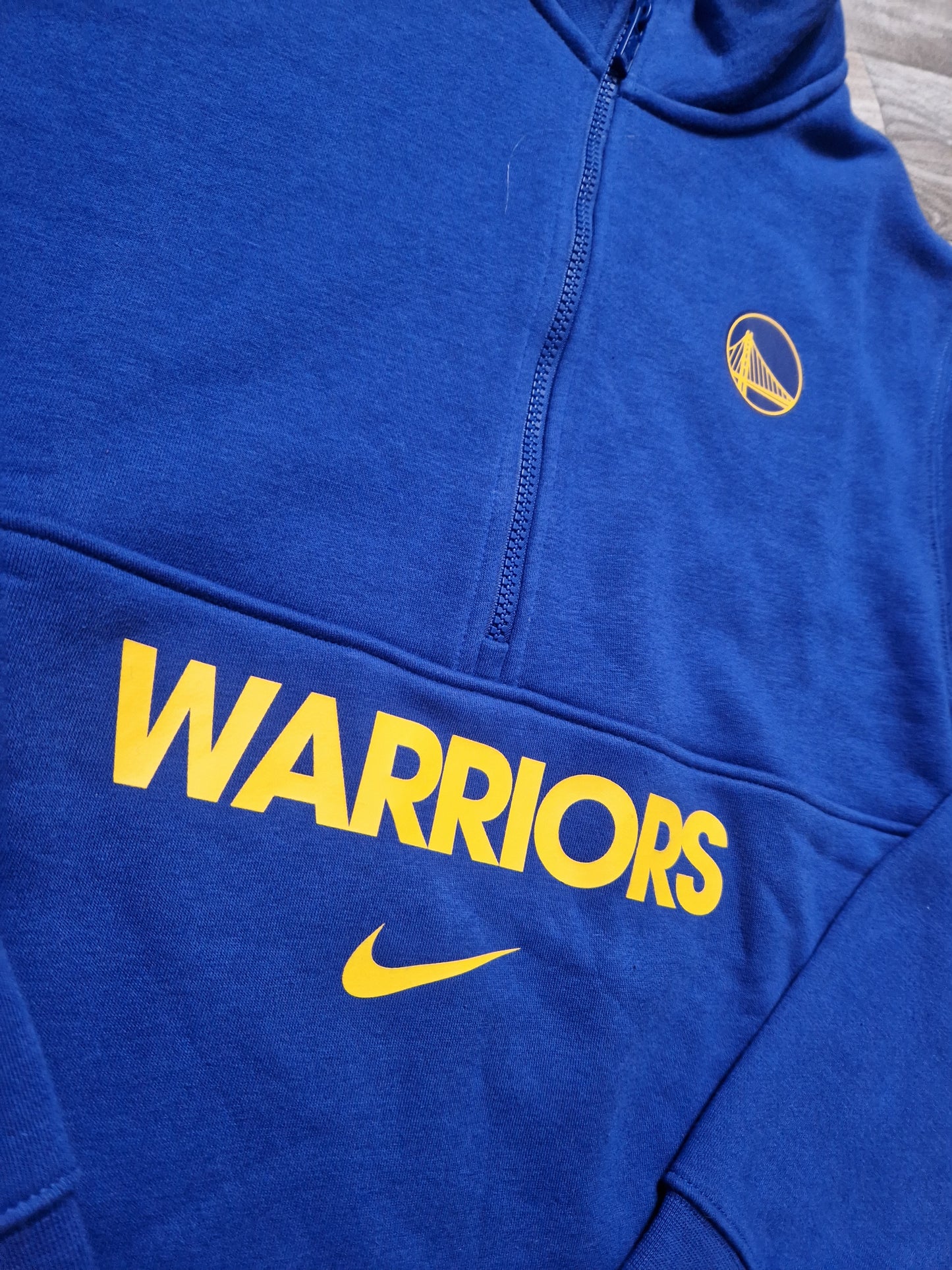 Golden State Warriors Quarter Zip Size Large
