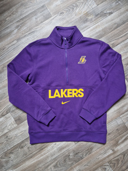 Los Angeles Lakers Quarter Zip Size Medium