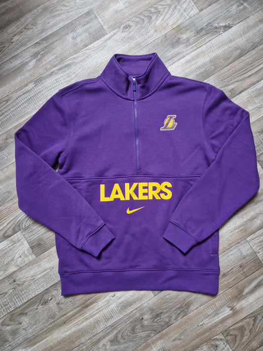 Los Angeles Lakers Quarter Zip Size Medium