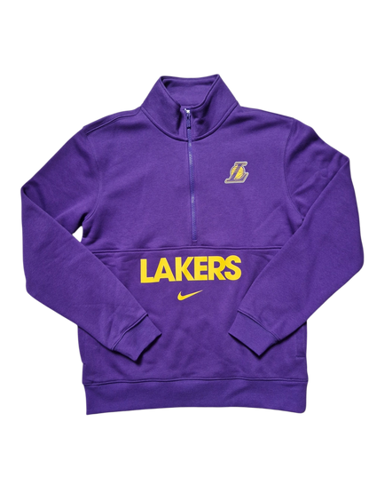 Los Angeles Lakers Quarter Zip Sweater Size Medium