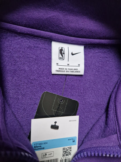Los Angeles Lakers Quarter Zip Size Medium