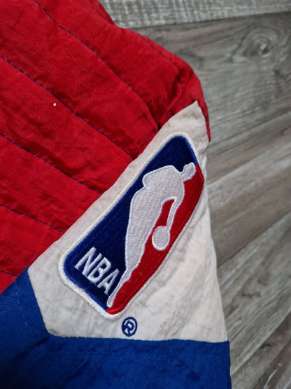 New Jersey Nets Quarter Zip Jacket Size Large