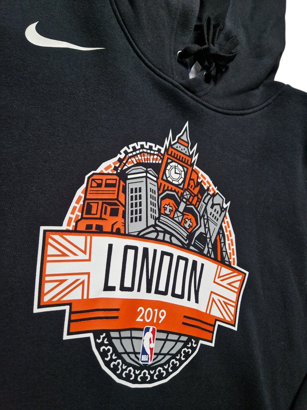 NBA London Games 2019 Sweater Hoodie Size Large