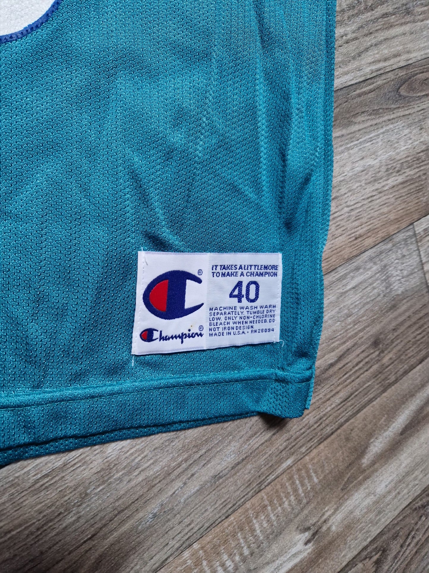 Alonzo Mourning Charlotte Hornets Jersey Size Medium