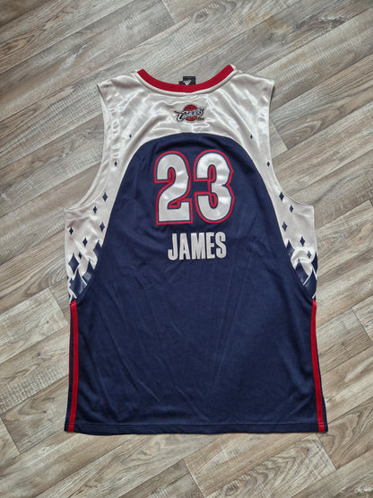 LeBron James Authentic NBA All Star Jersey Size Large