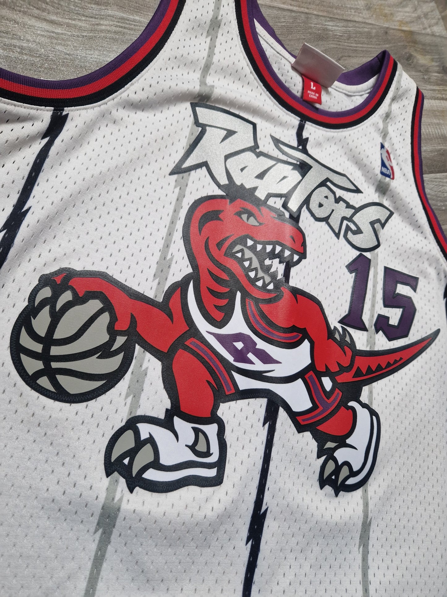 Vince Carter Toronto Raptors Jersey Size Large