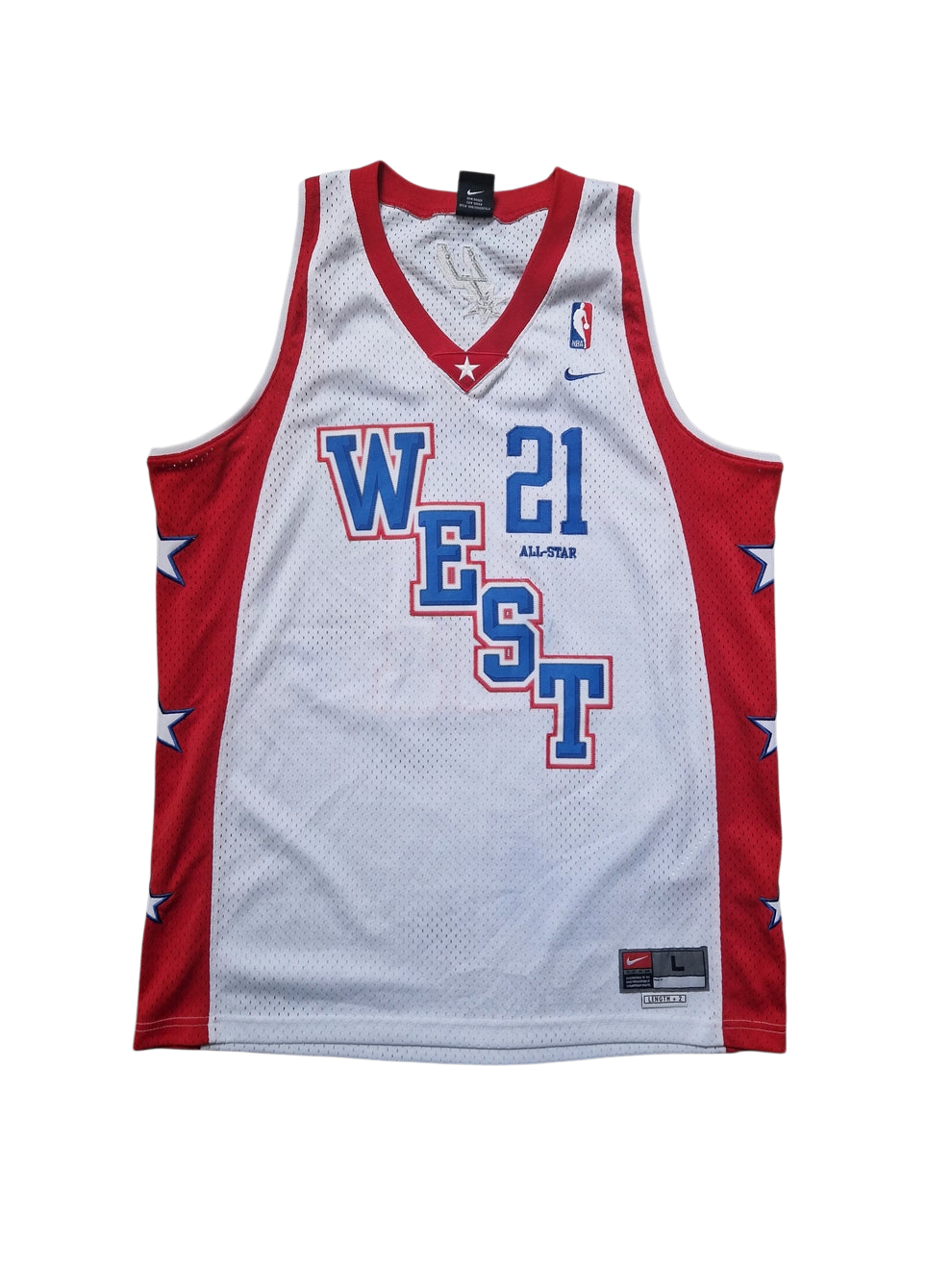 Tim Duncan NBA All Star 2004 Jersey Size Large