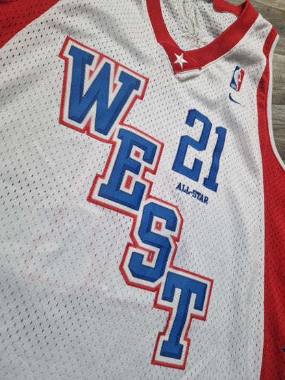 Tim Duncan NBA All Star 2004 Jersey Size Large