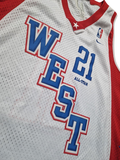 Tim Duncan NBA All Star 2004 Jersey Size Large