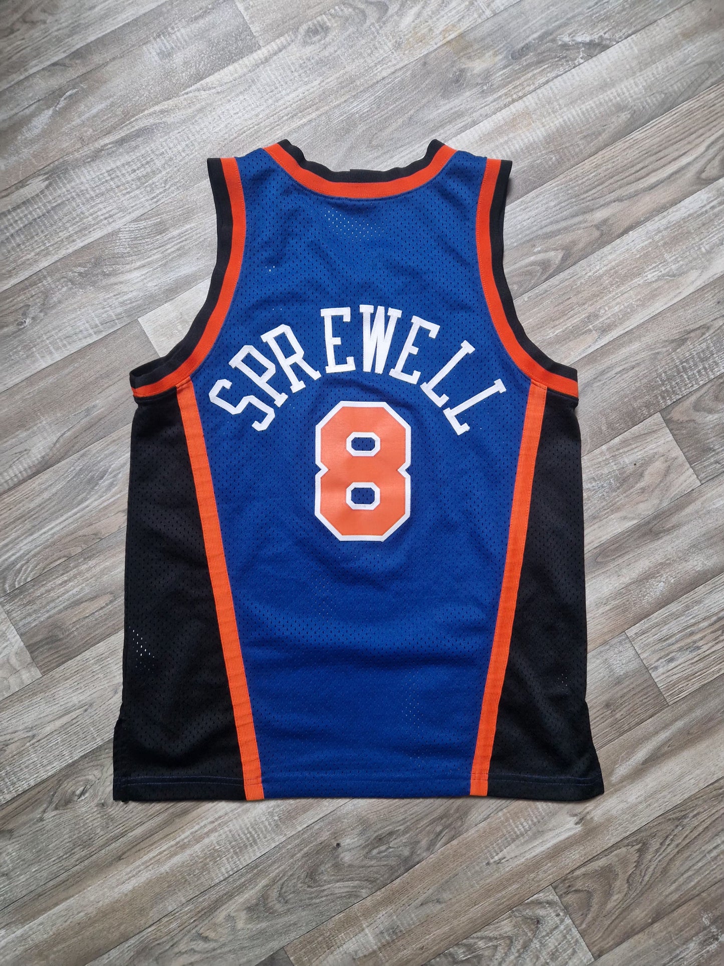 Latrell Sprewell New York Knicks Jersey Size Medium