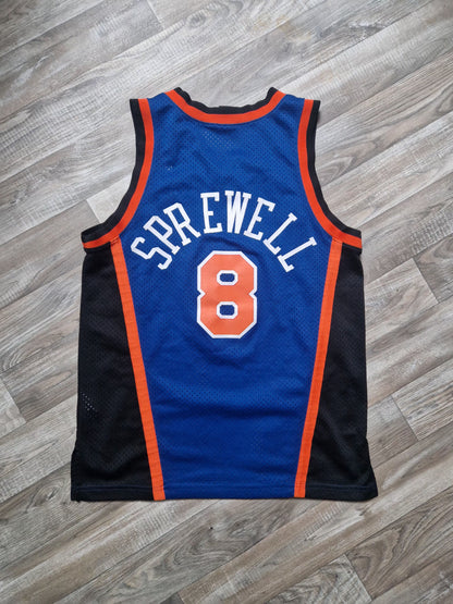Latrell Sprewell New York Knicks Jersey Size Medium