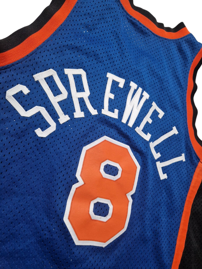 Latrell Sprewell New York Knicks Jersey Size Medium