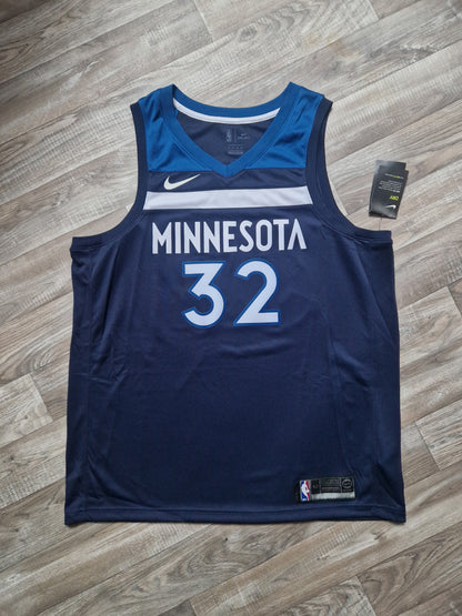 Karl Anthony Towns Minnesota Timberwolves Jersey Size XL