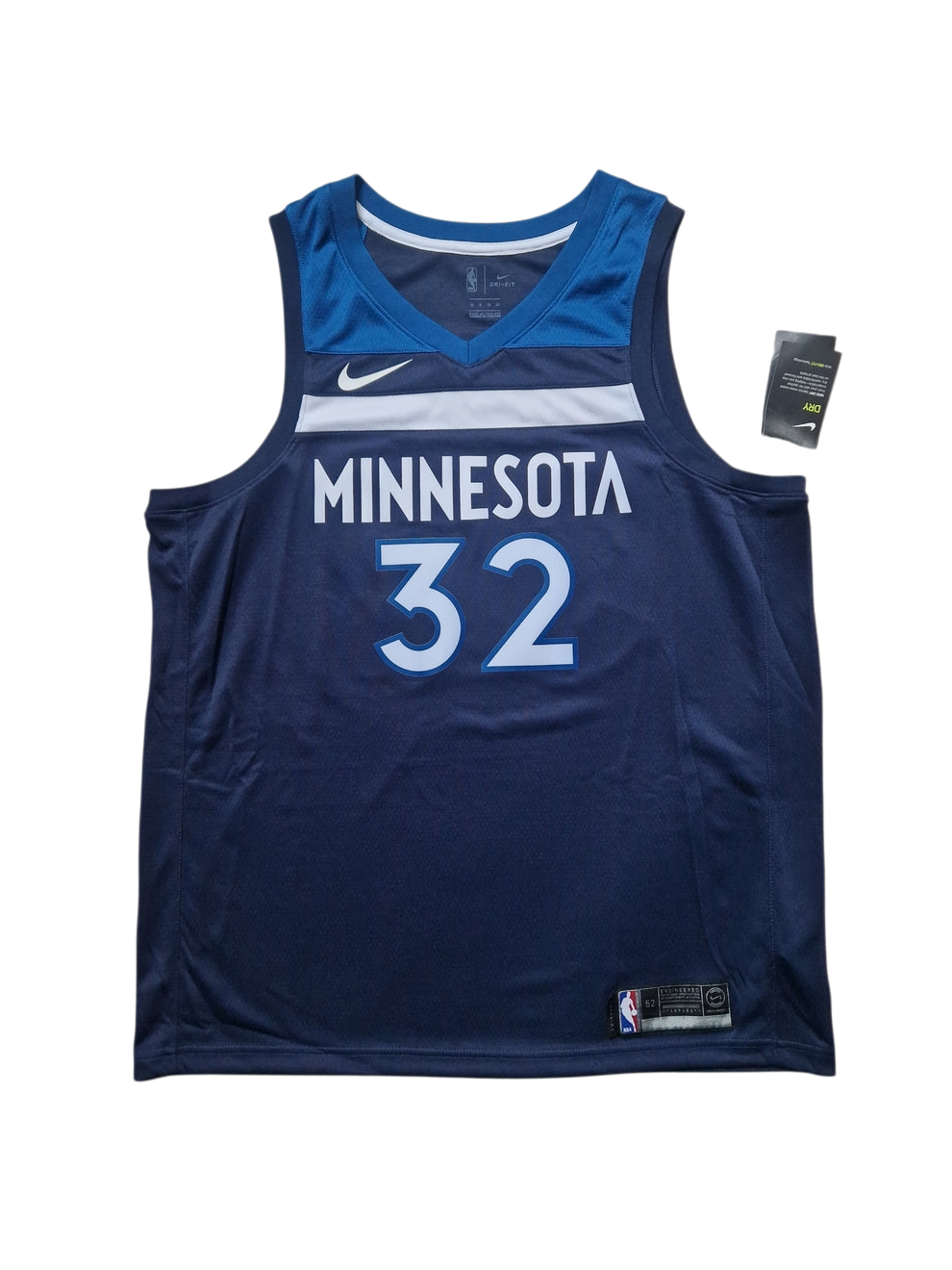 Karl Anthony Towns Minnesota Timberwolves Jersey Size XL