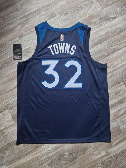 Karl Anthony Towns Minnesota Timberwolves Jersey Size XL