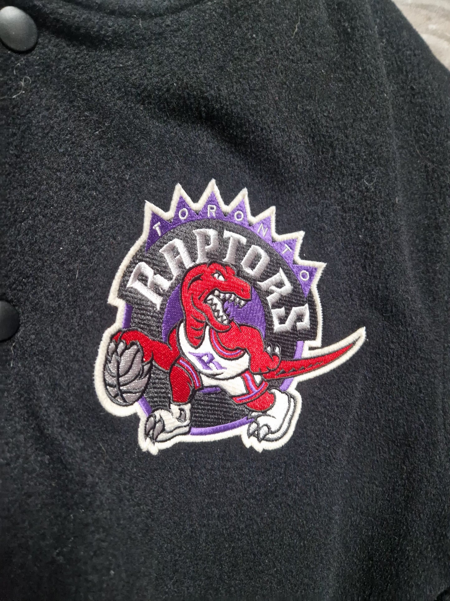 Toronto Raptors Wool Jacket Size Large
