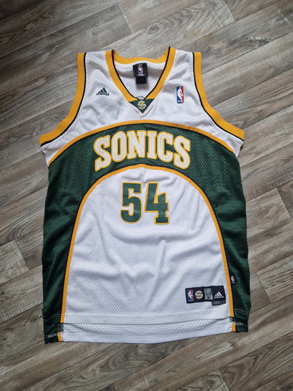 Chris Wilcox Seattle Supersonics Jersey Size Large