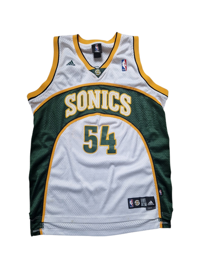Chris Wilcox Seattle Supersonics Jersey Size Large