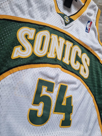 Chris Wilcox Seattle Supersonics Jersey Size Large