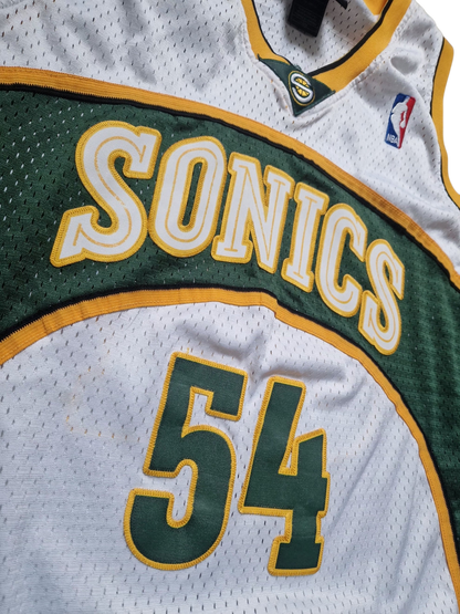 Chris Wilcox Seattle Supersonics Jersey Size Large