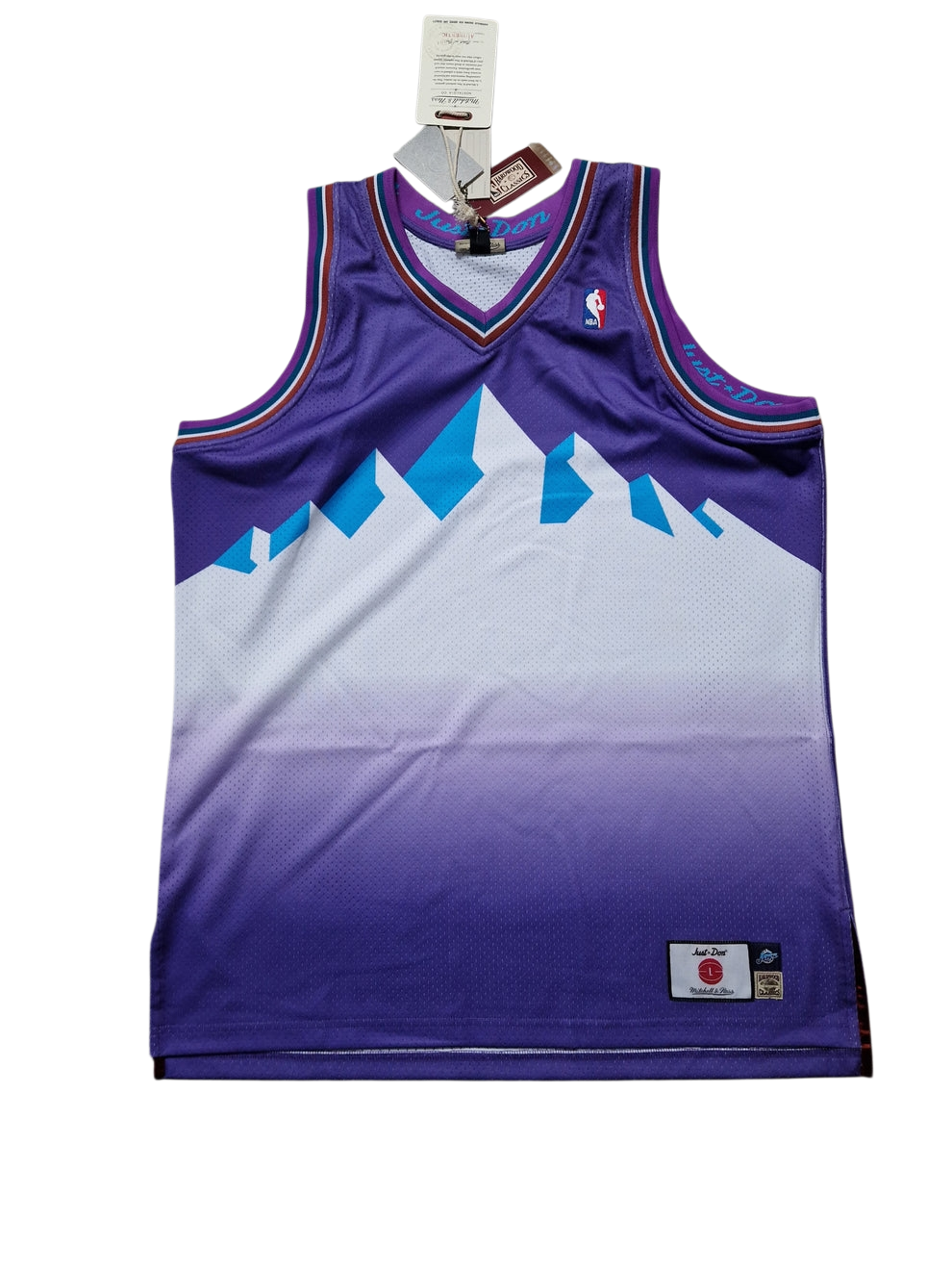 Utah Jazz Just Don Authentic Jersey Size Large