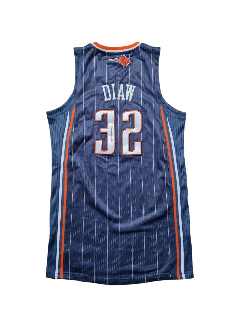 Boris Diaw Authentic Signed Charlotte Bobcats Jersey Size Large