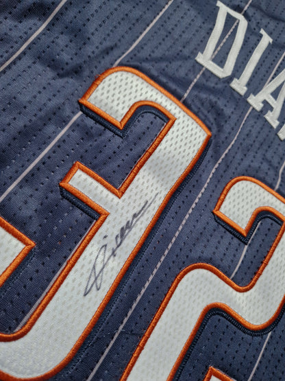 Boris Diaw Authentic Signed Charlotte Bobcats Jersey Size Large