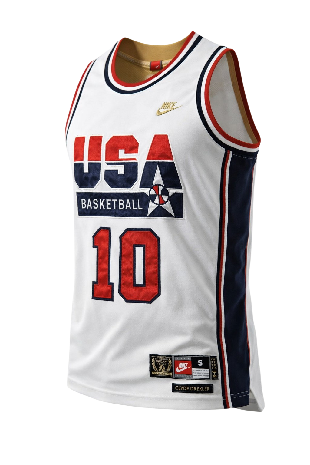 Clyde Drexler Authentic Team USA Jersey Size Small