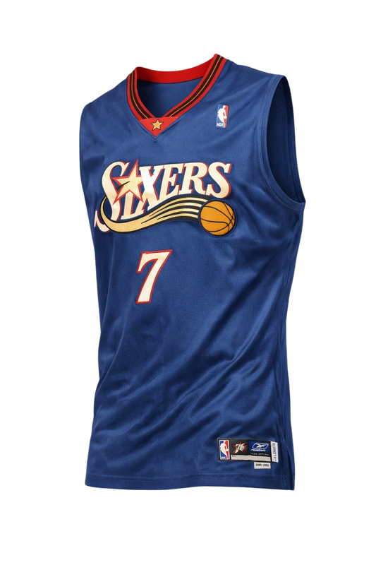 John Salmons Authentic Game Issued Philadelphia 76ers Jersey Size Large