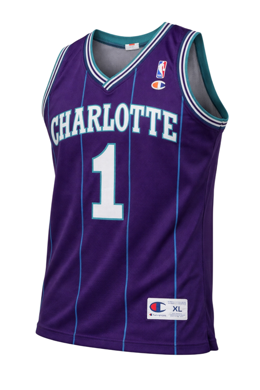 Muggsy Bogues Charlotte Hornets Jersey Size XL