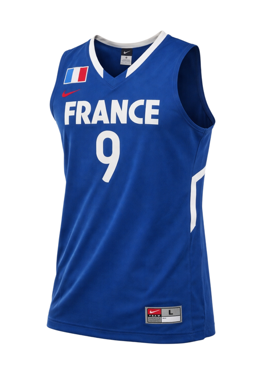 Tony Parker Authentic France Basketball Jersey Size Large