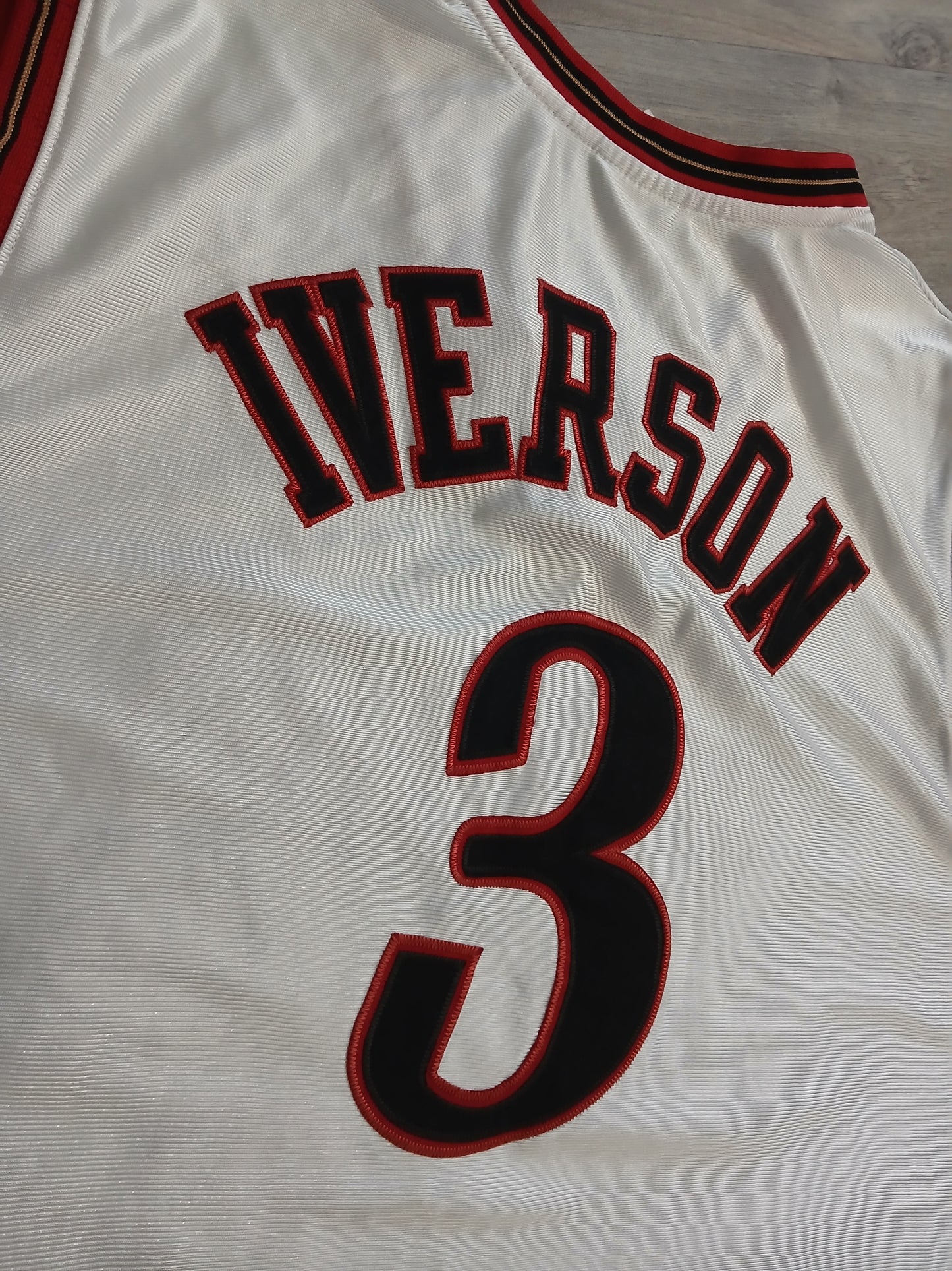Allen Iverson Authentic Philadelphia 76ers Jersey Size XL