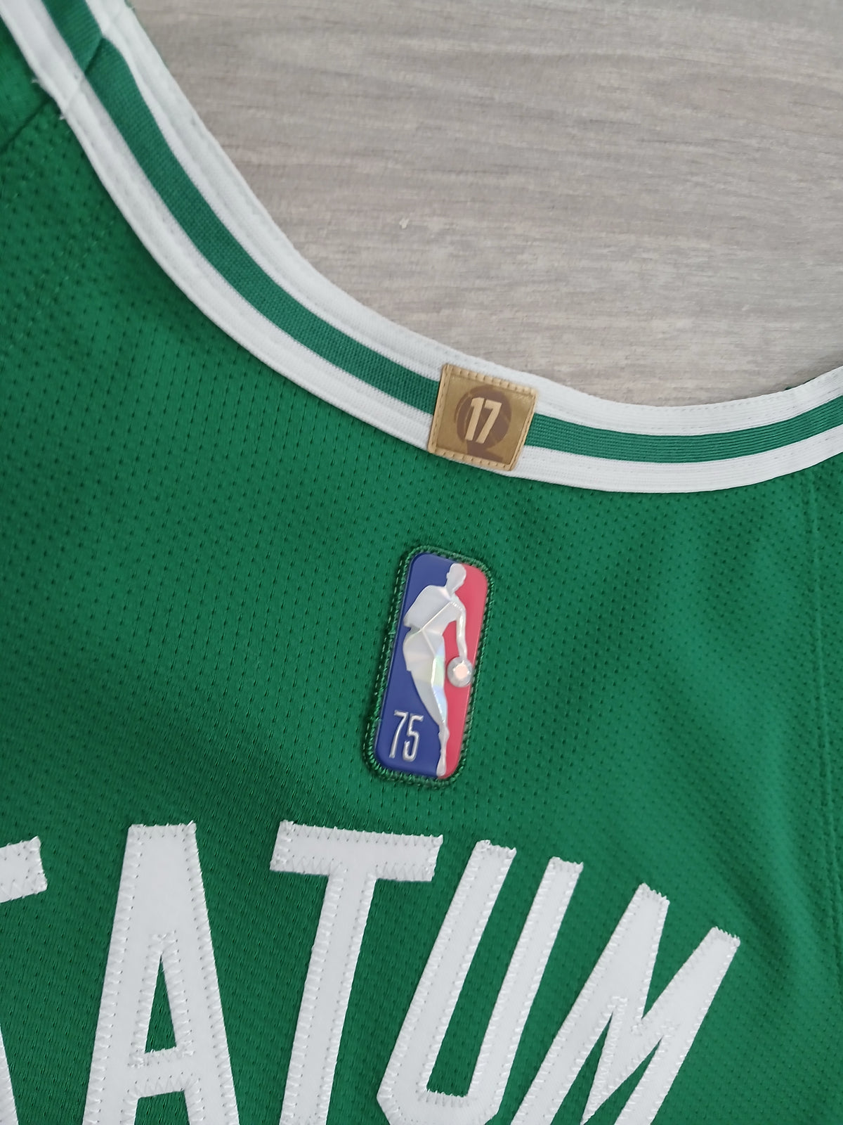 Jayson Tatum Authentic 75th Anniversary Boston Celtics Jersey Size Medium