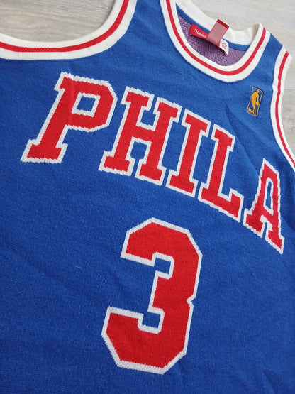 Allen Iverson Authentic CLOT X M&N Philadelphia 76ers Jersey Size Medium