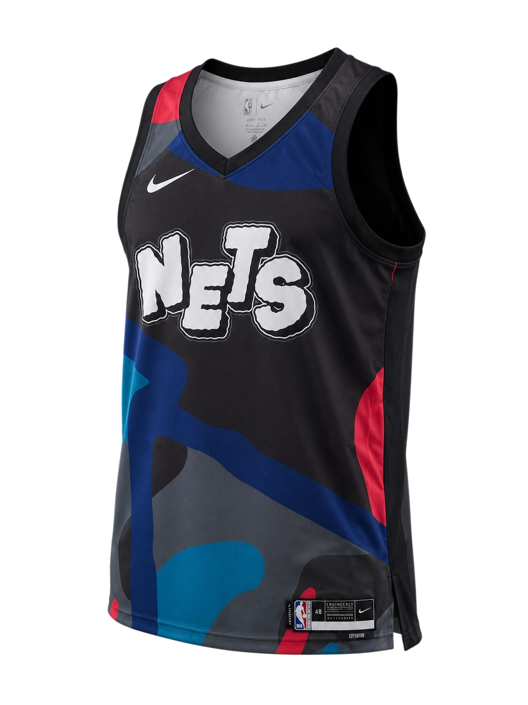 Brooklyn Nets X KAWS Blank Jersey Size Large