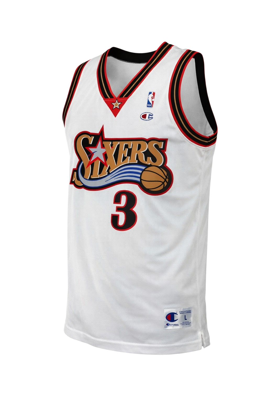 Allen Iverson Philadelphia 76ers Jersey Size Large