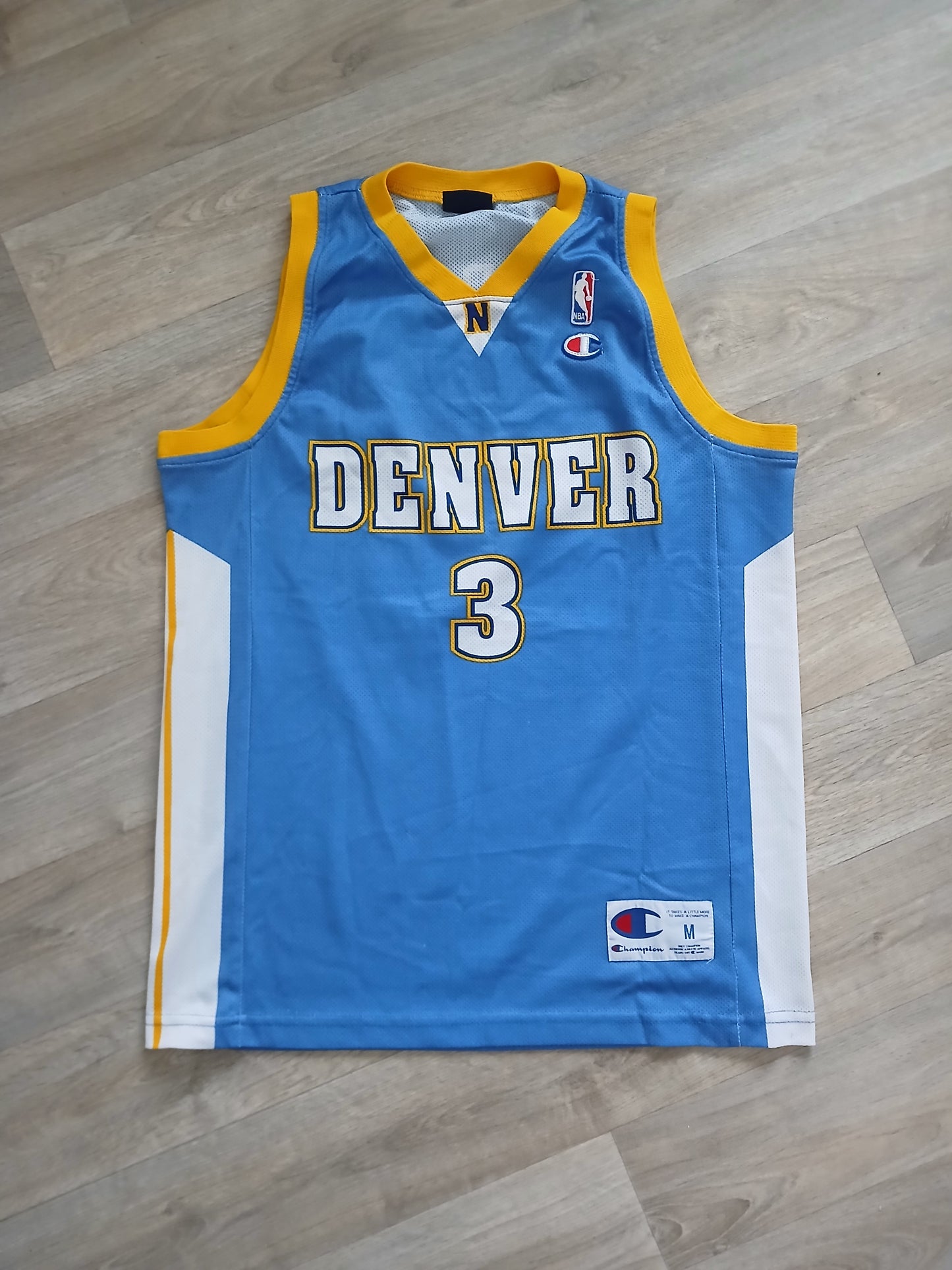 Allen Iverson Denver Nuggets Jersey Size Medium