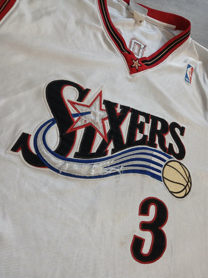 Allen Iverson Authentic Philadelphia 76ers Jersey Size XL
