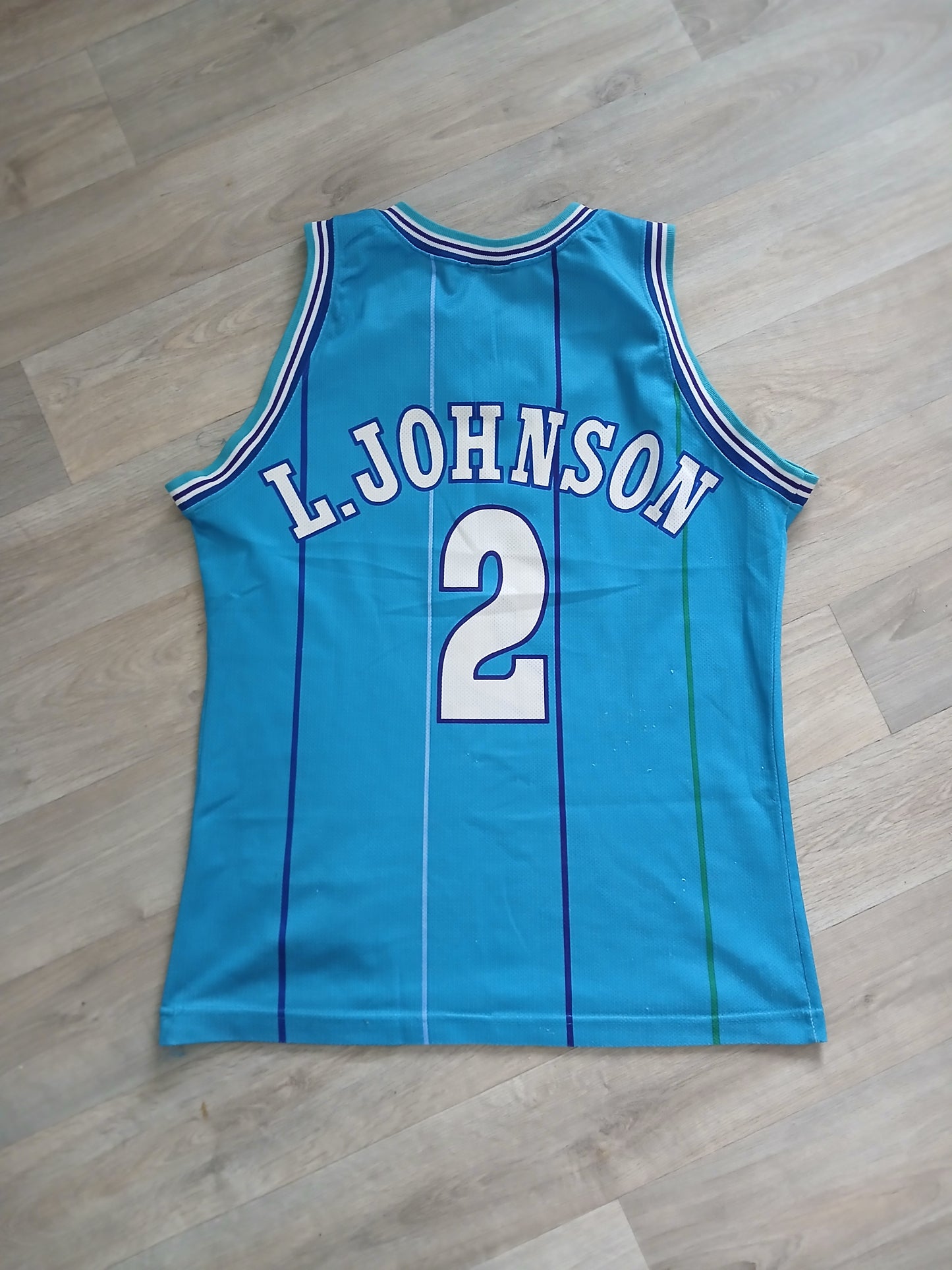 Larry Johnson Charlotte Hornets Jersey Size Large