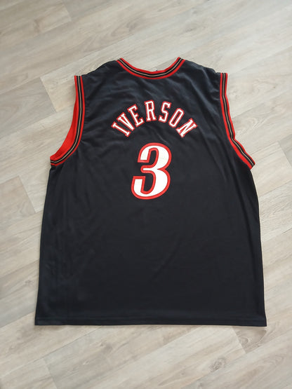 Allen Iverson Philadelphia 76ers Jersey Size Large