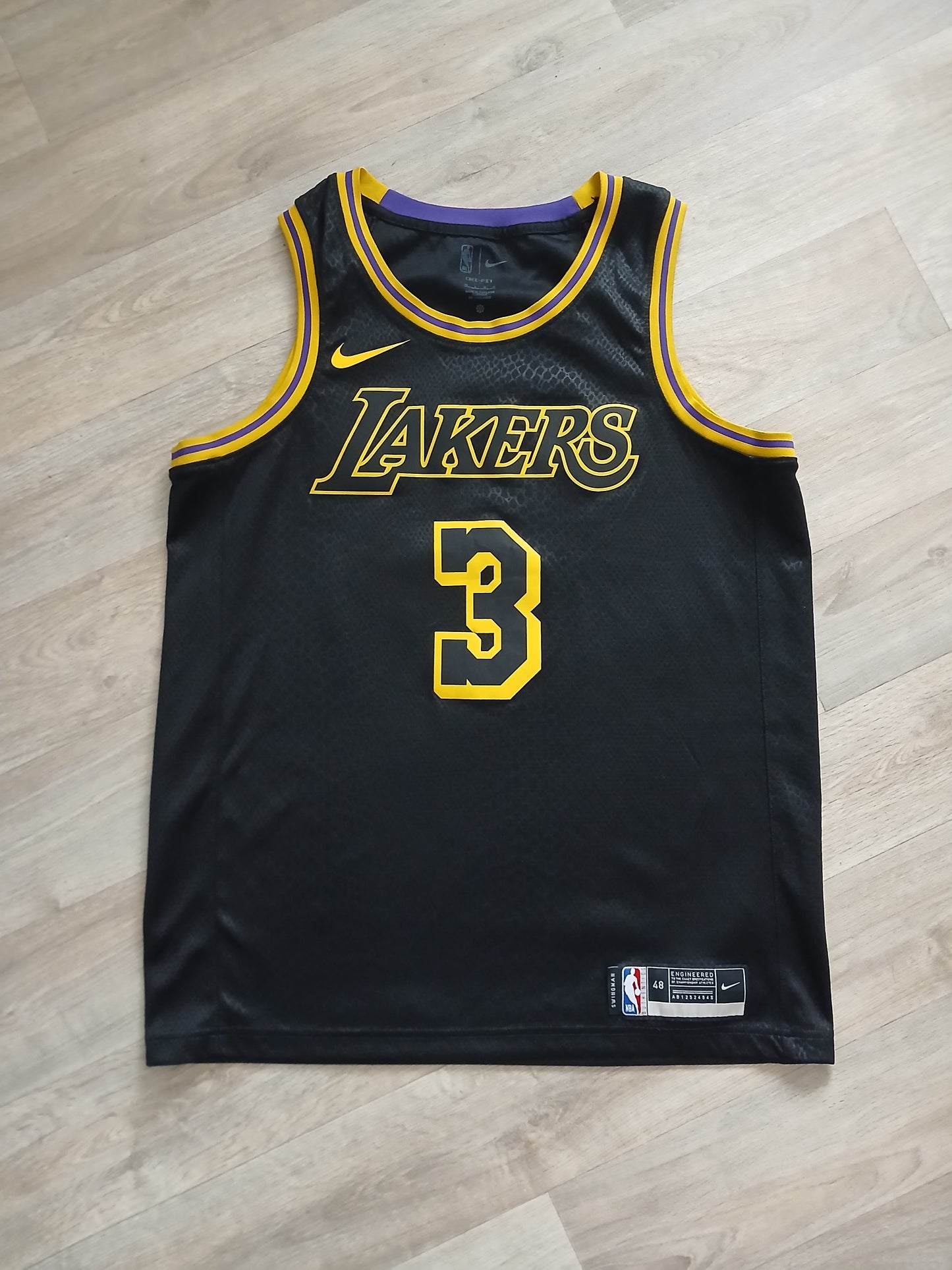 Anthony Davis Los Angeles Lakers Jersey Size Large