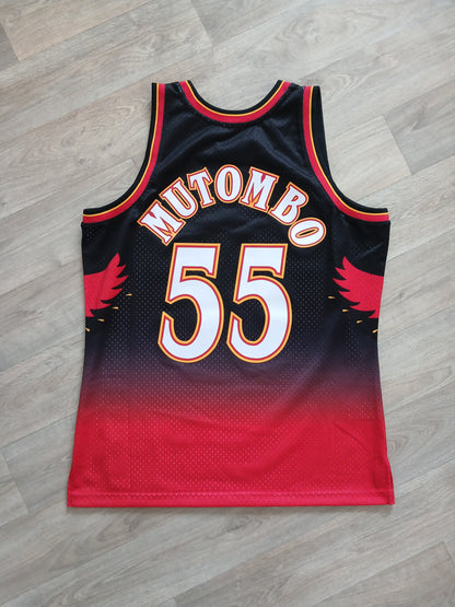 Dikembe Mutombo Atlanta Hawks Jersey Size Large
