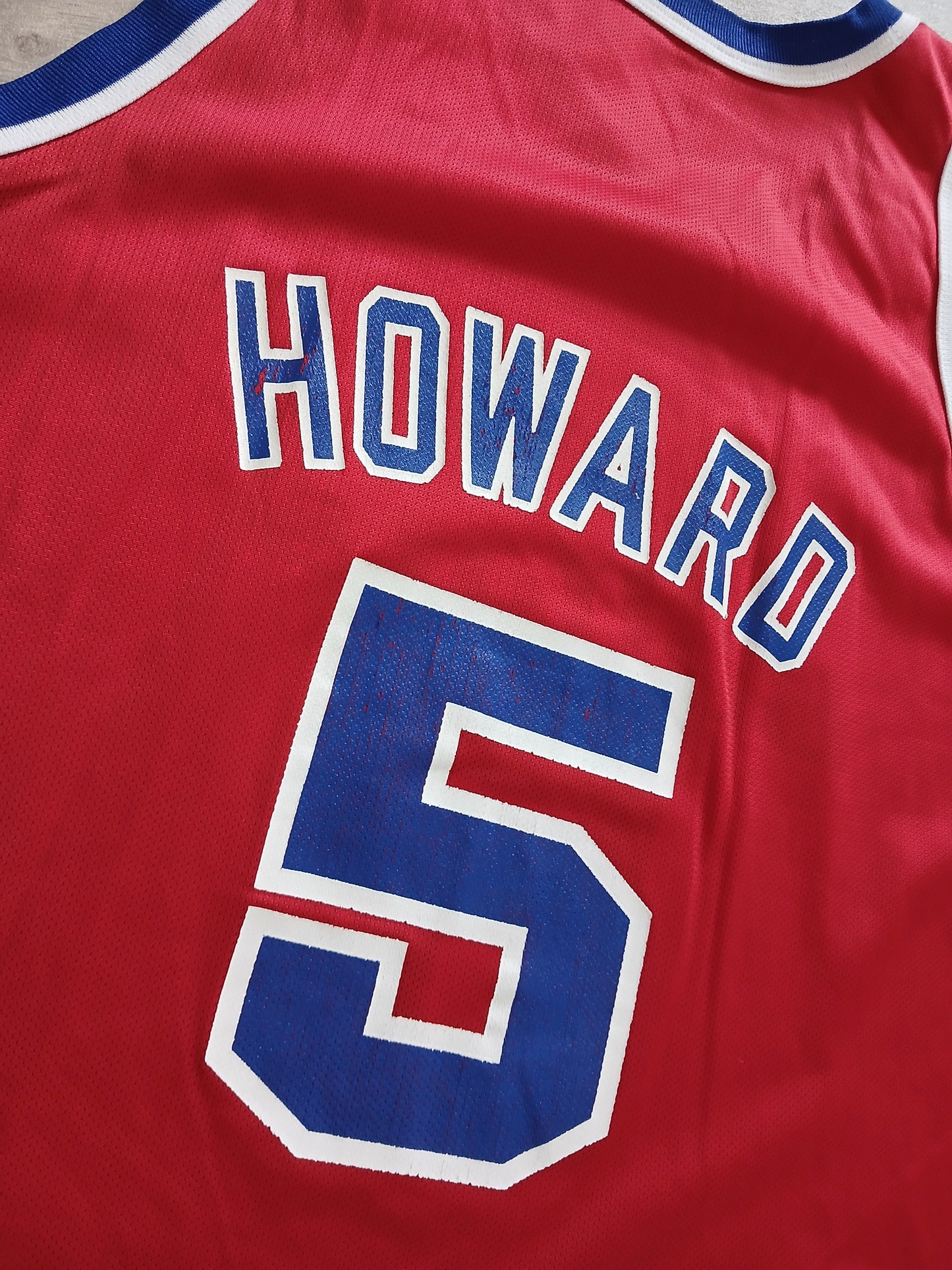 Juwan Howard Washington Bullets Jersey Size Large