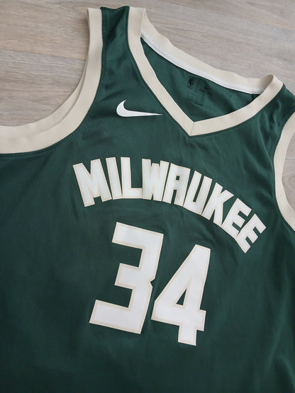 Giannis Antetokounmpo Milwaukee Bucks Jersey Size XL
