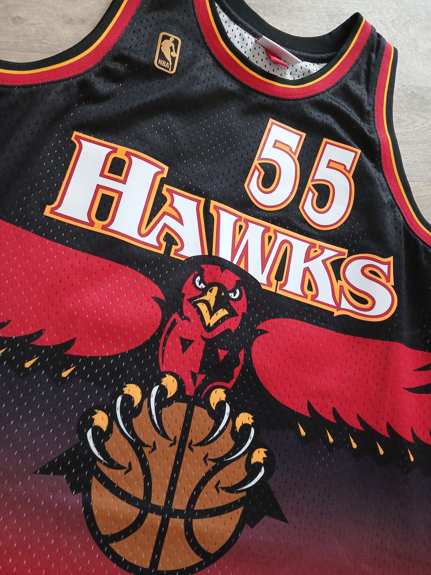 Dikembe Mutombo Atlanta Hawks Jersey Size Large