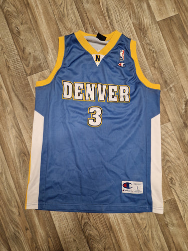 Retro Denver Nuggets Anthony Basketball Jersey Vest Blue Small – Clout  Closet