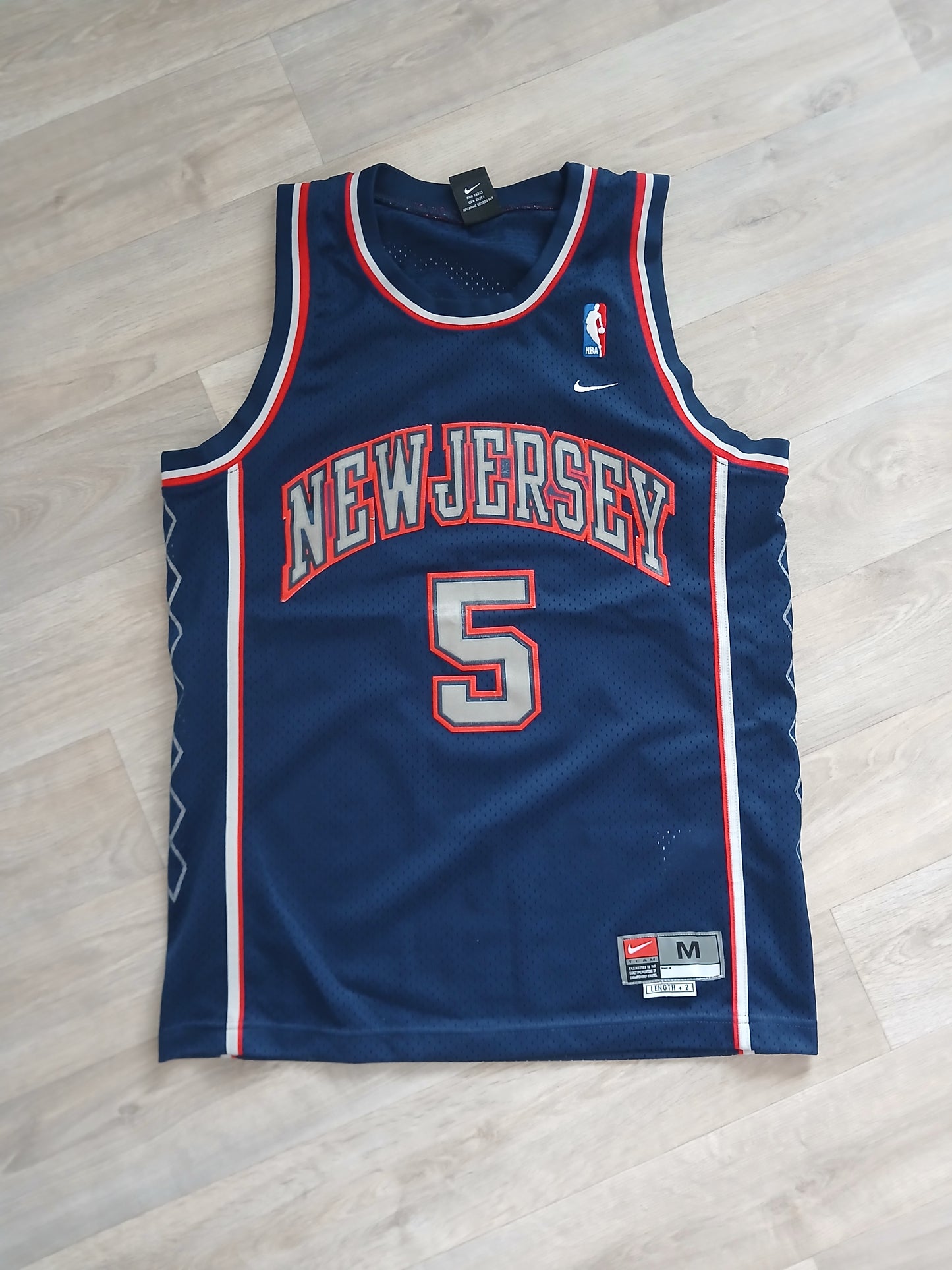 Jason Kidd New Jersey Nets Jersey Size Medium