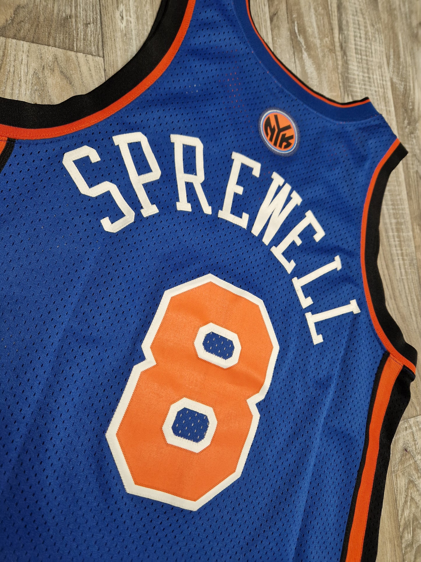 Latrell Sprewell New York Knicks Jersey Size Medium