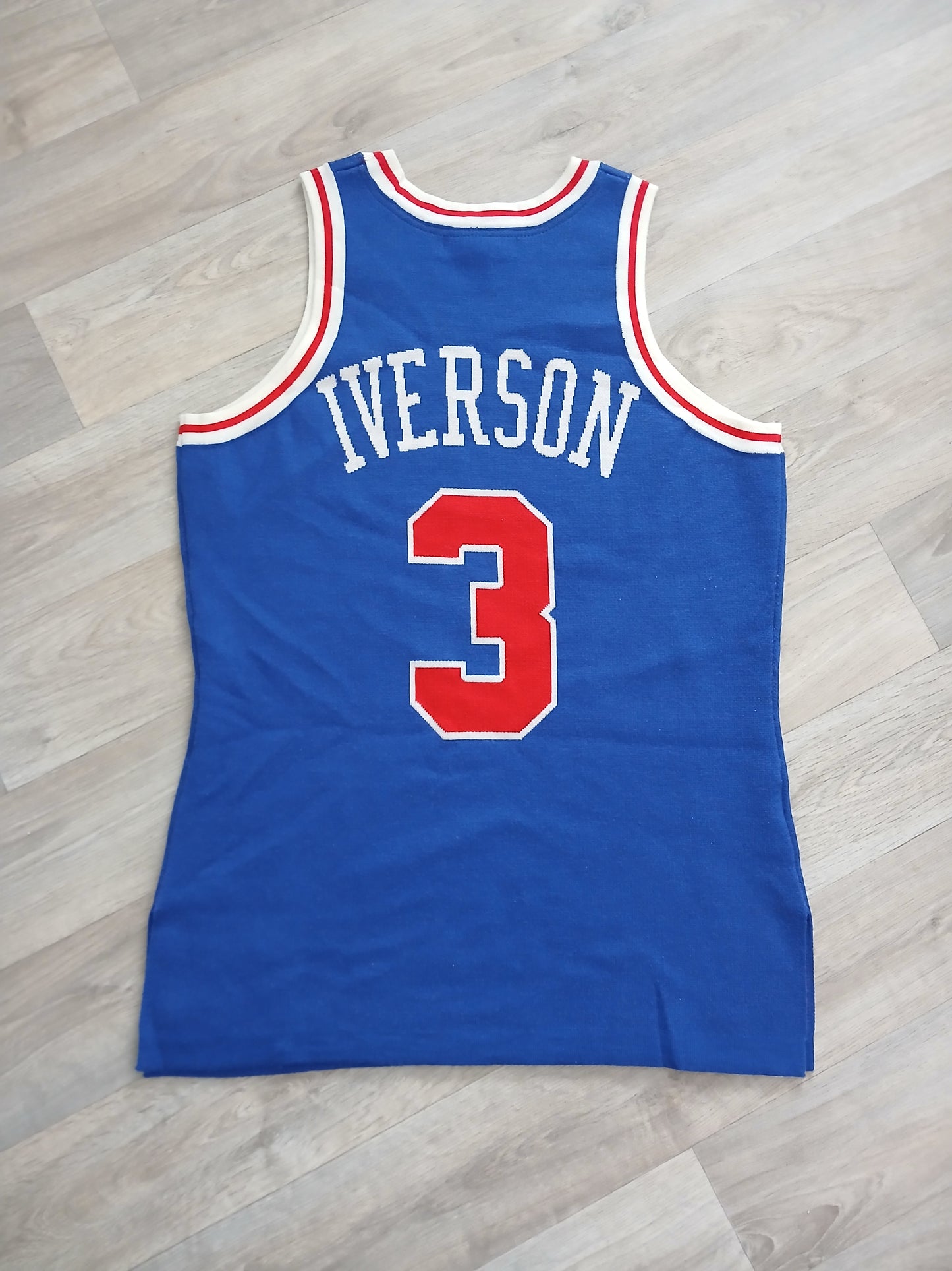 Allen Iverson Authentic CLOT X M&N Philadelphia 76ers Jersey Size Medium